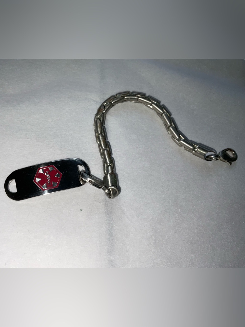 Stainless Steel Medical Alert ID Bracelet - Engravable